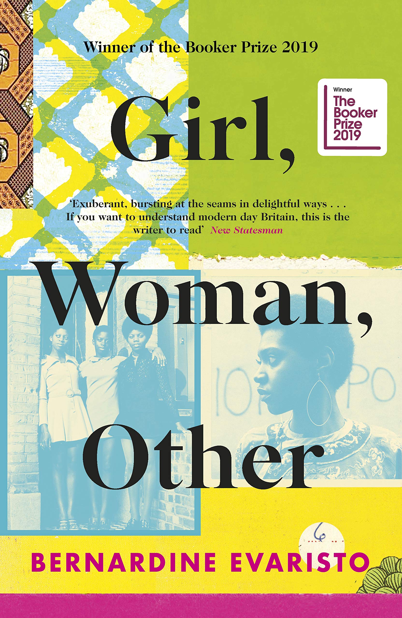 Hardcover photo of Girl, Woman, Other by Bernardine Evaristo.