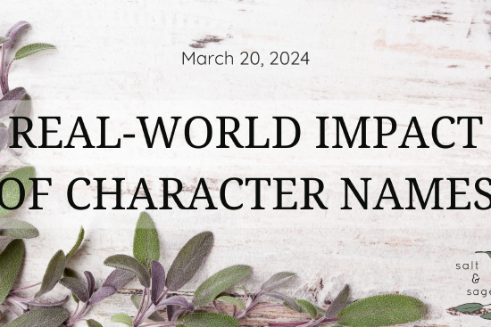 The Real-World Impact of Character Names